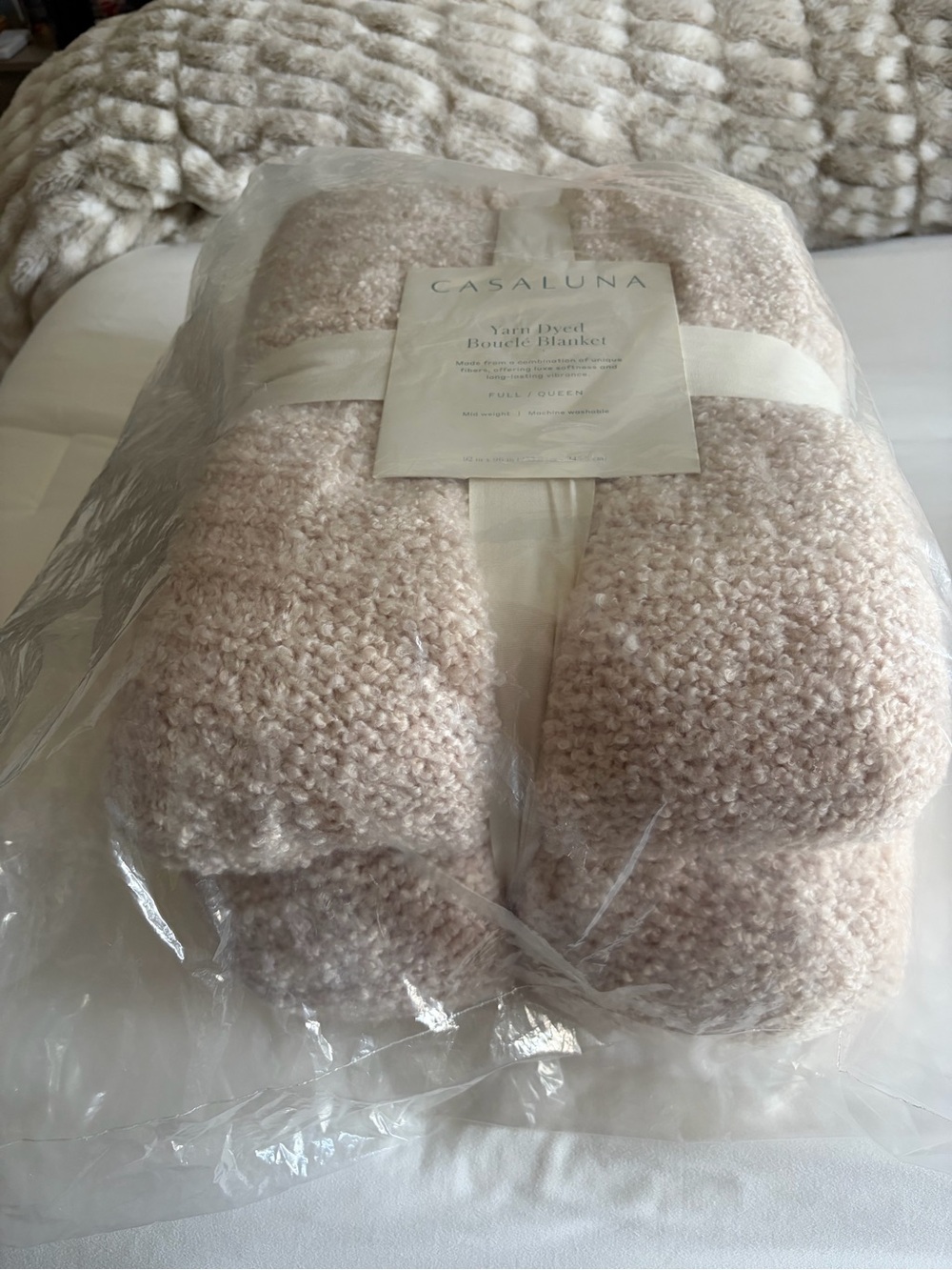 Casaluna Soft Blush Knit Blanket